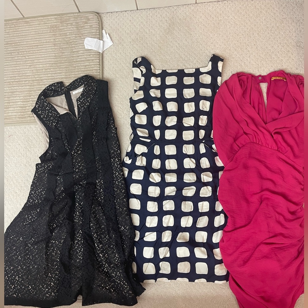 Bundle dresses of Milly, Alice and Olivia, and Susana Monaco